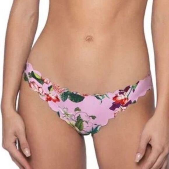 PQ Swim Reversible Wave Bikini Bottom Sz S - Picture 3 of 7